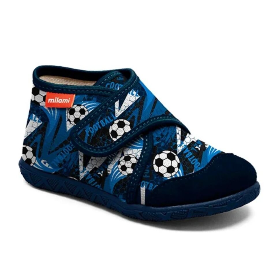 Premium Taban  Lacivert Futbol Desenli Kapalı Model 106