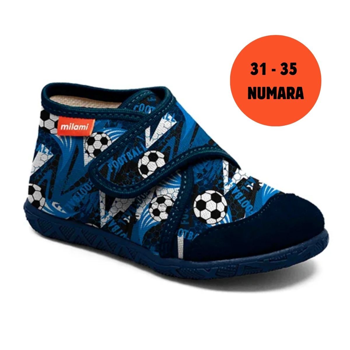 Premium Taban Lacivert Futbol Desenli Kapalı Model 106 3135