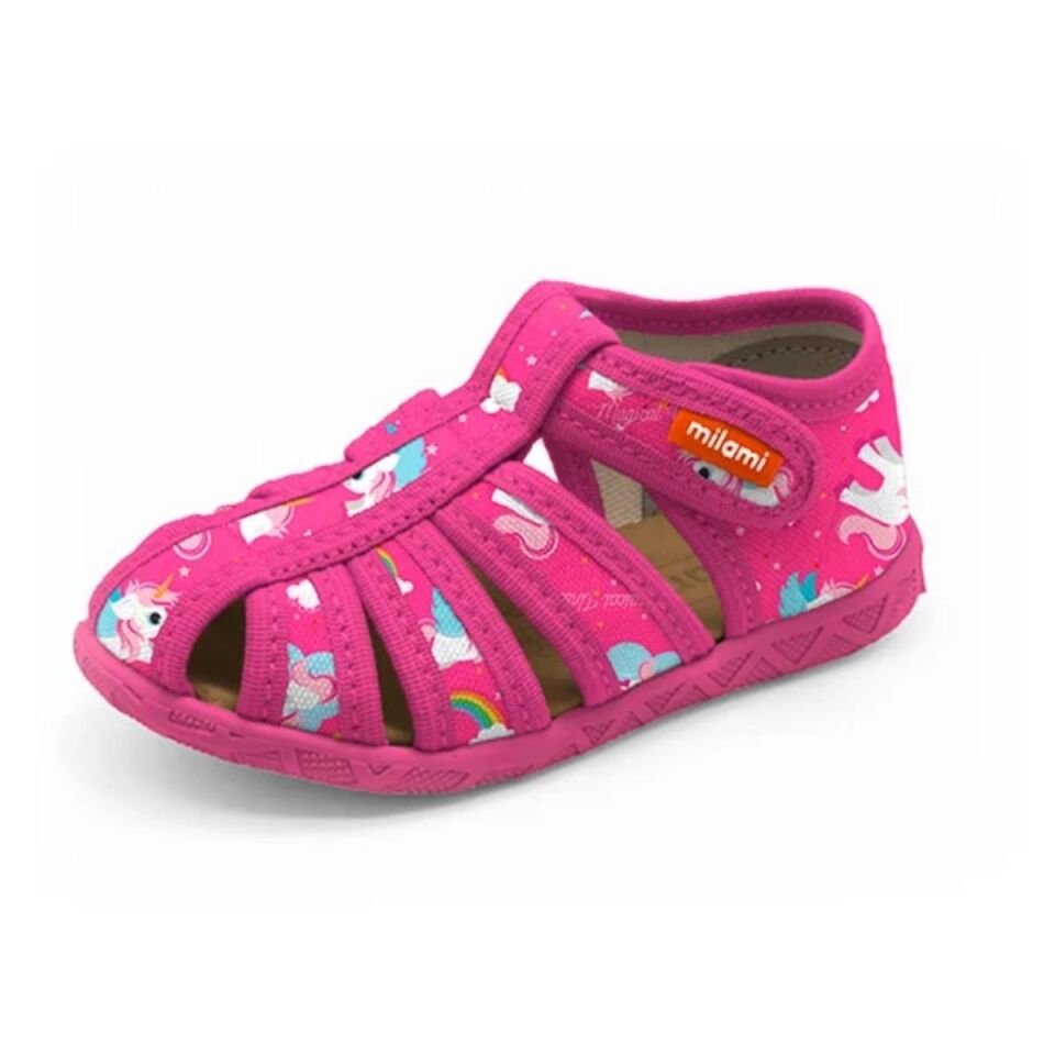Premium Sandalet Tabanlı Unicorn (tek boynuzlu at) Figürleri Desenli Model 114