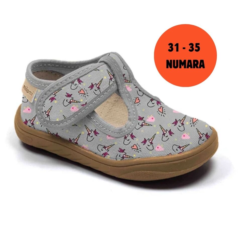 Barefoot Taban Kalpli Unicorn Desenli Yarı Açık Model BF1 3135