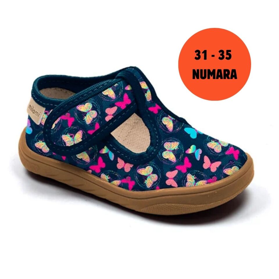 Barefoot Taban Kelebek Desenli Yarı Açık Model BF1 3135
