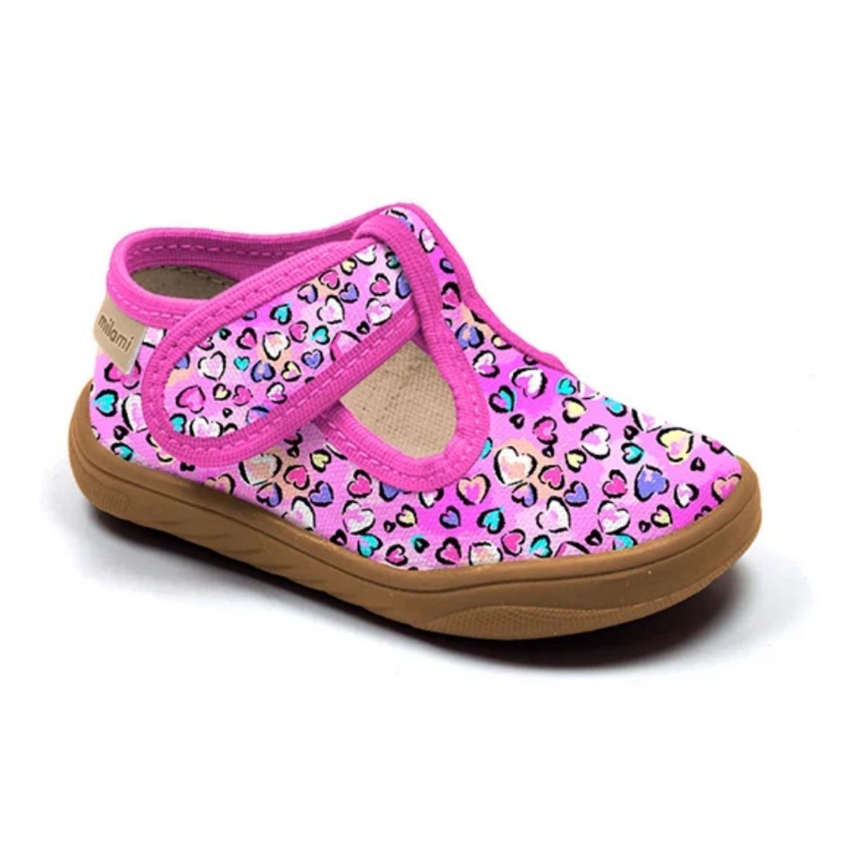 Barefoot Taban Pembe Kalp Desenli Yarı Açık Model BF1
