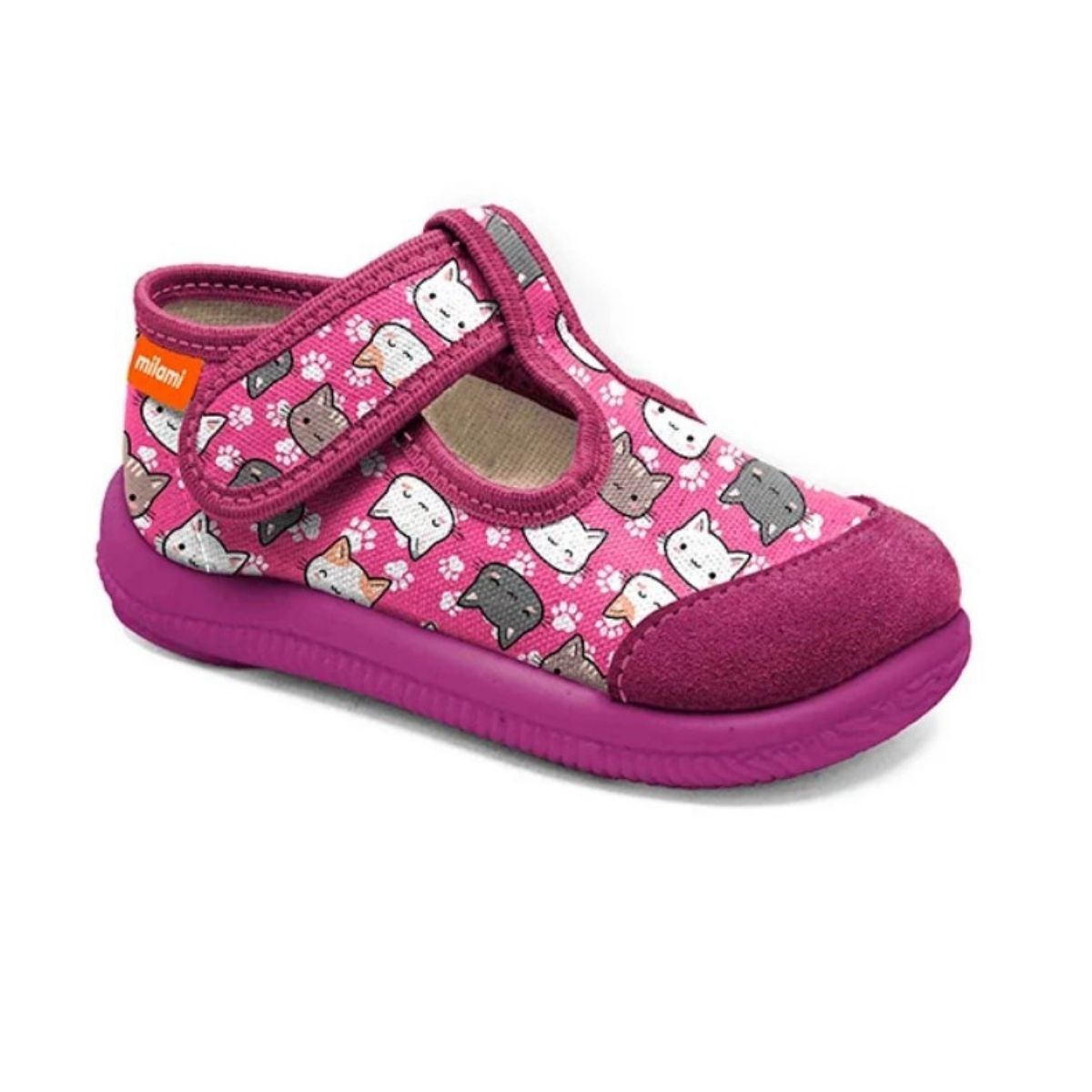 Hafif Taban Pembe Kedi Desenli Model 226