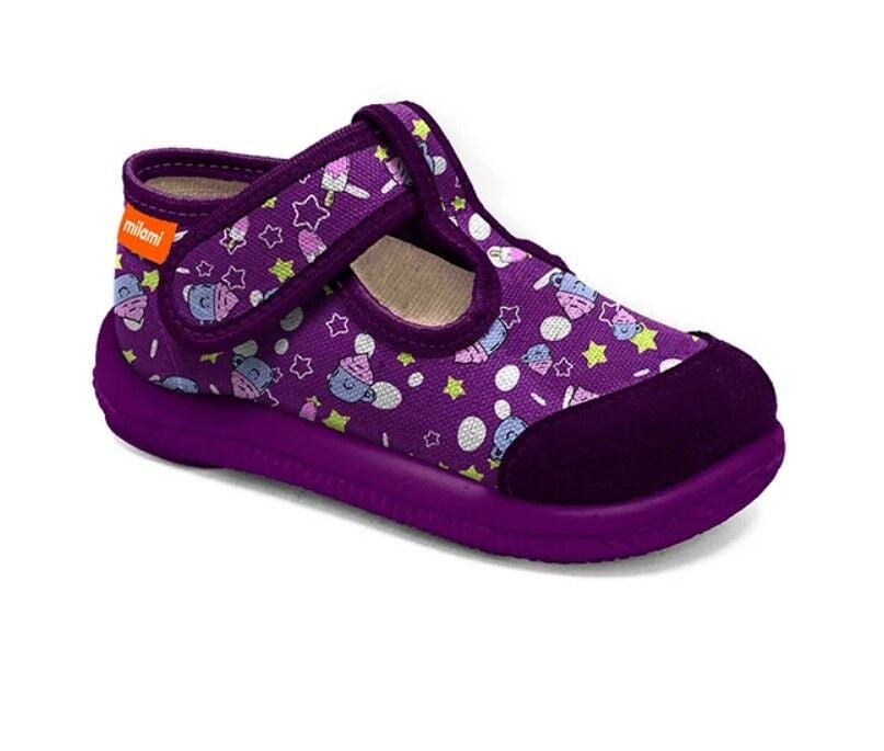 Hafif Taban Mor Cupcake Desenli Model 226