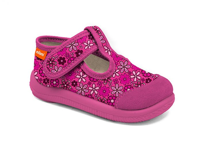Hafif Taban Pembe Çiçek Desenli Model 226