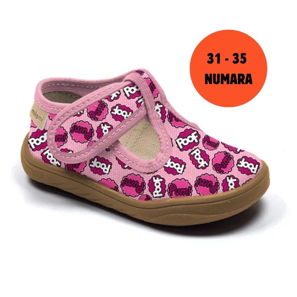 Barefoot Taban Pembe Poof Desen Yarı Açık Model BF1 3135