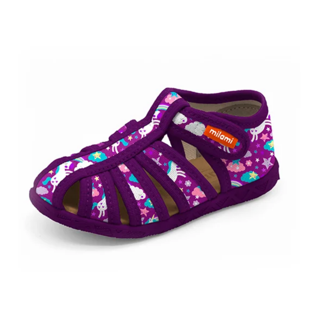 Premium Sandalet Tabanlı Unicorn Bulut Desenli Model 114