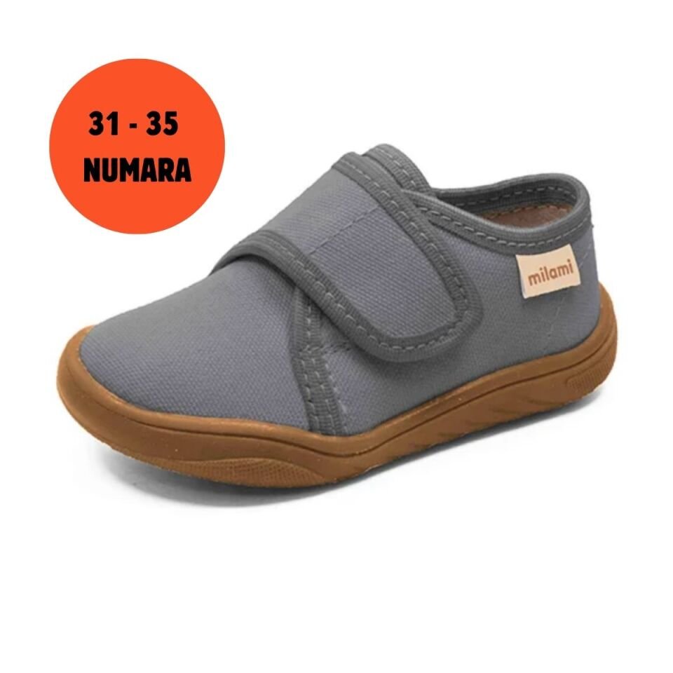 Barefoot Taban Gri Düz Desen Kapalı Model BF4 3135