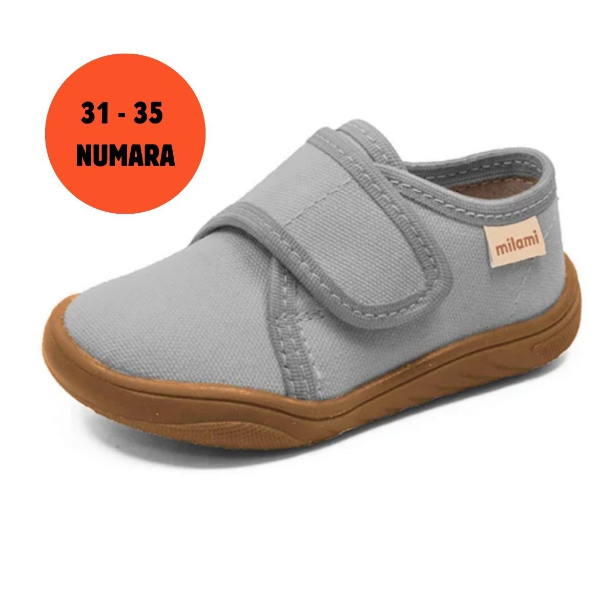 Barefoot Taban Açık Gri Düz Desen Kapalı Model BF4 3135