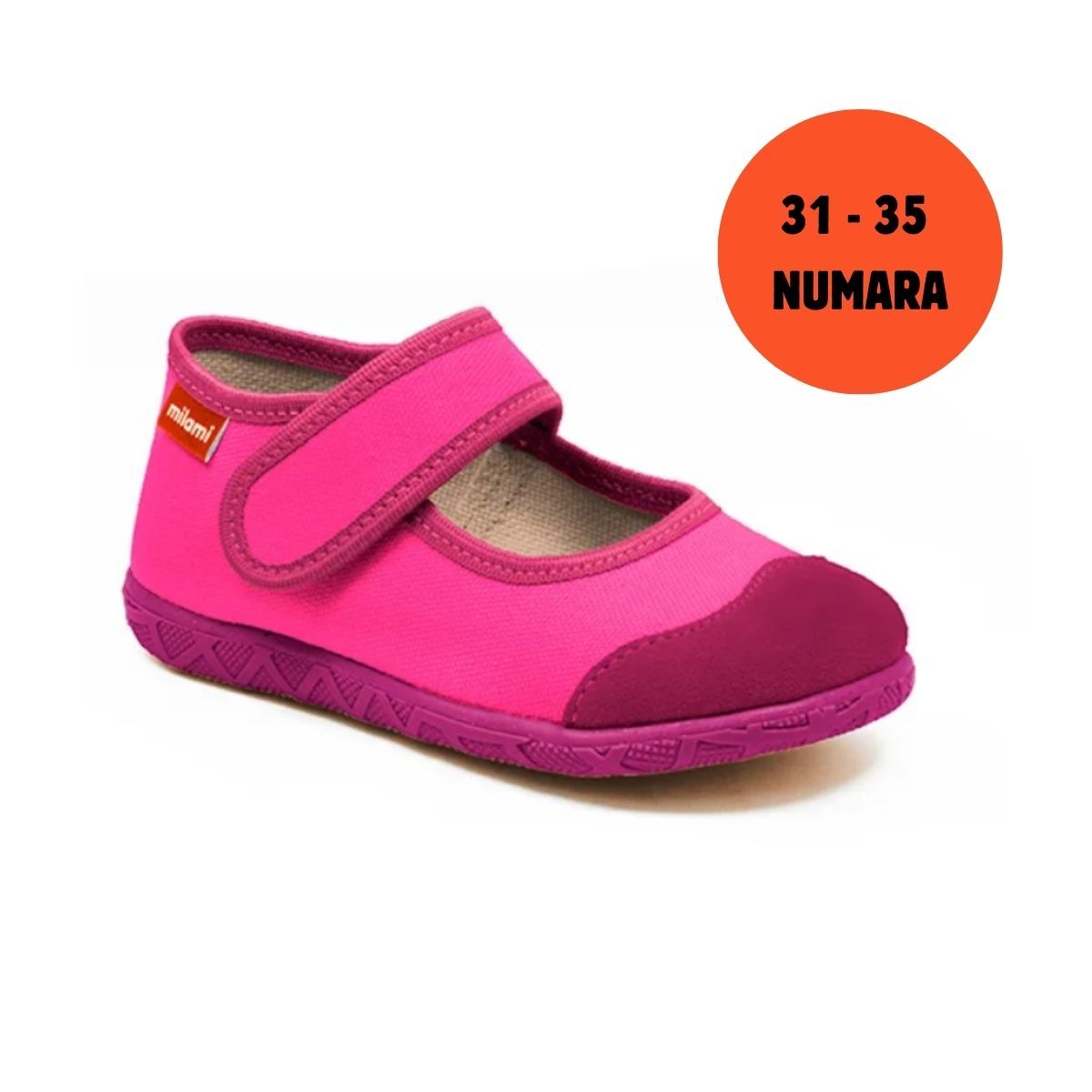 Premium Taban Fuşya Renk Babet Model 111  3135