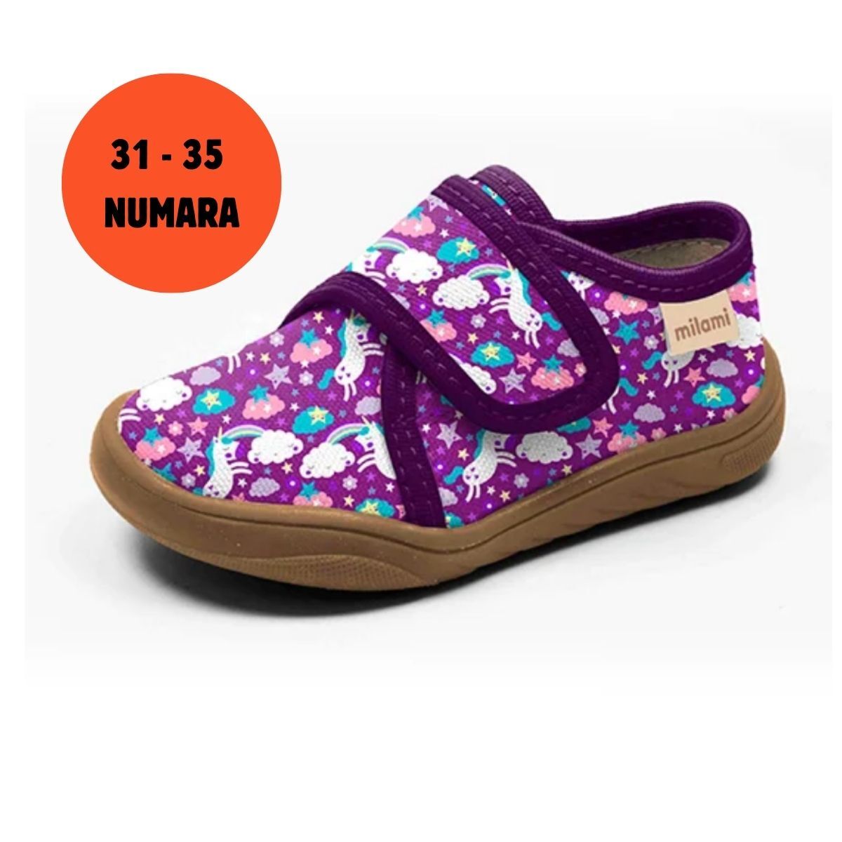 Barefoot Taban Unicorn Bulut Desenli Kapalı Model BF4 3135