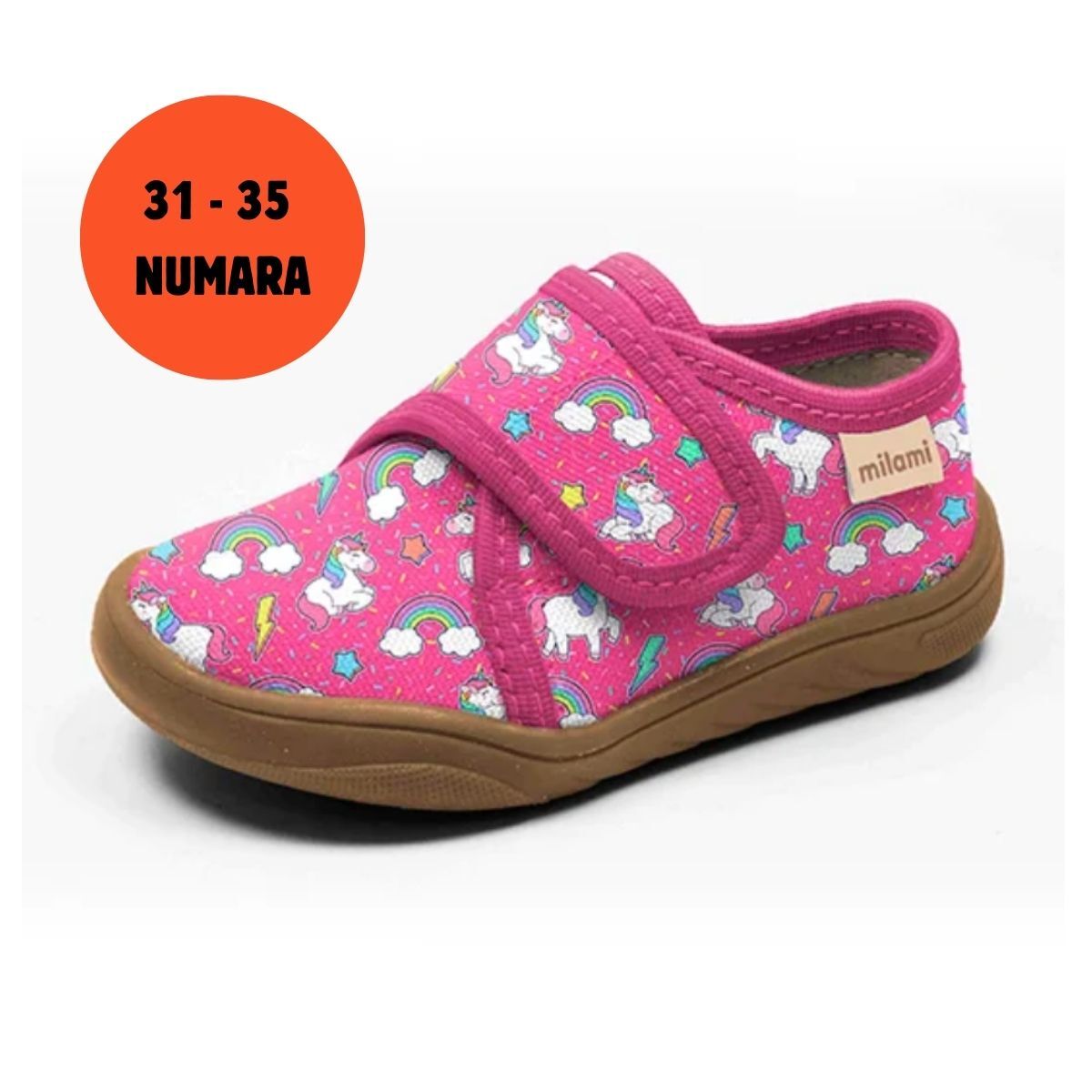 Barefoot Taban Fuşya Unicorn Desenli Kapalı Model BF4 3135
