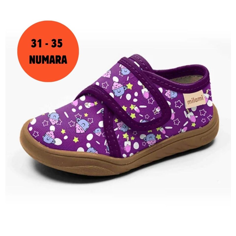 Barefoot Taban Mor Cupcake Desenli Kapalı Model BF4 3135