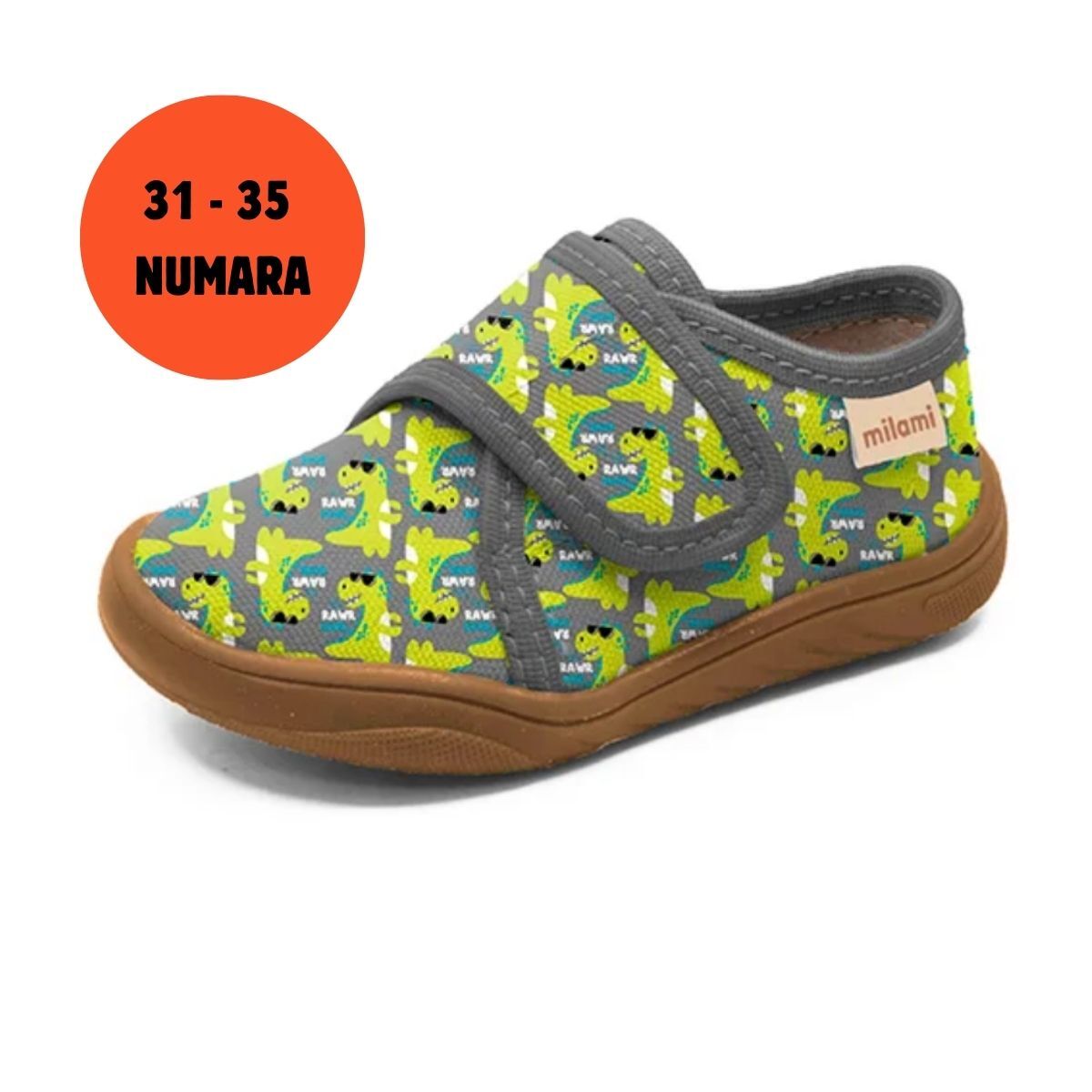 Barefoot Taban RAWR Dinozor Desenli Kapalı Model BF4 3135