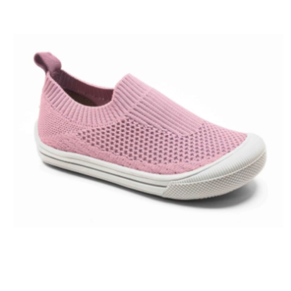Parmak Korumalı Taban Pembe Örme Knit Model K140