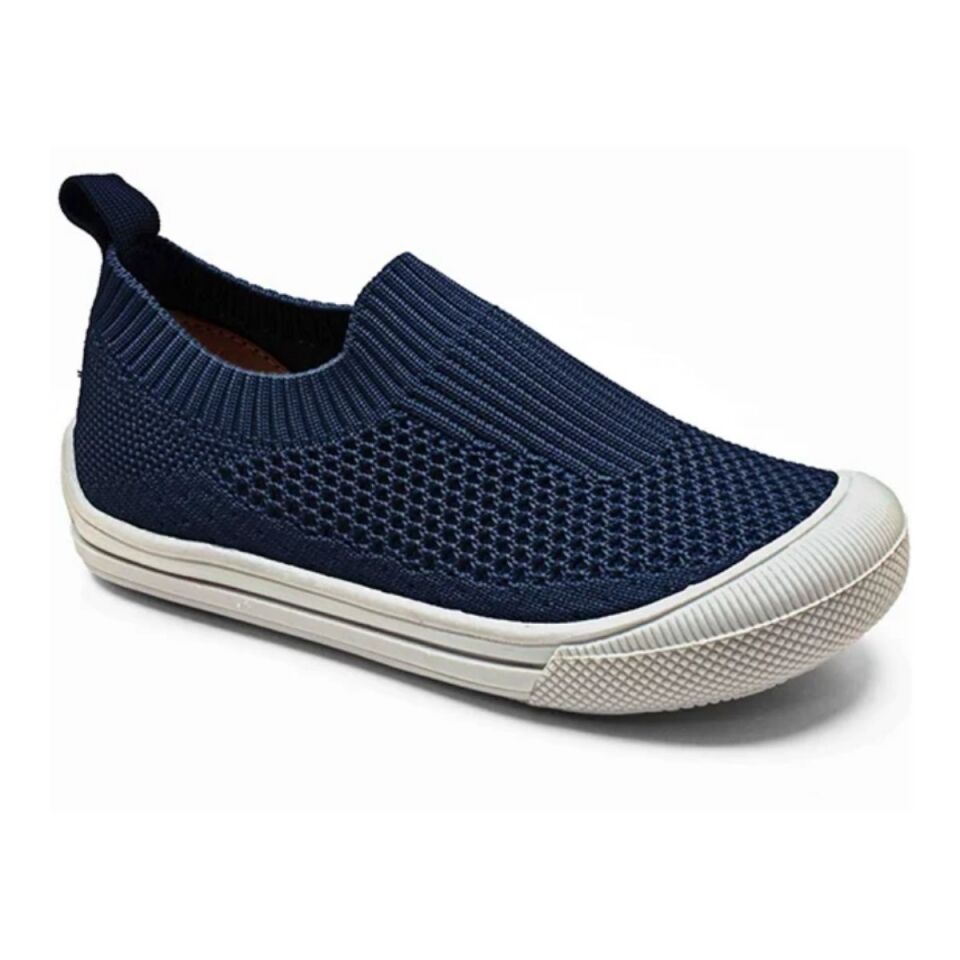 Parmak Korumalı Taban Lacivert Örme Knit Model K140
