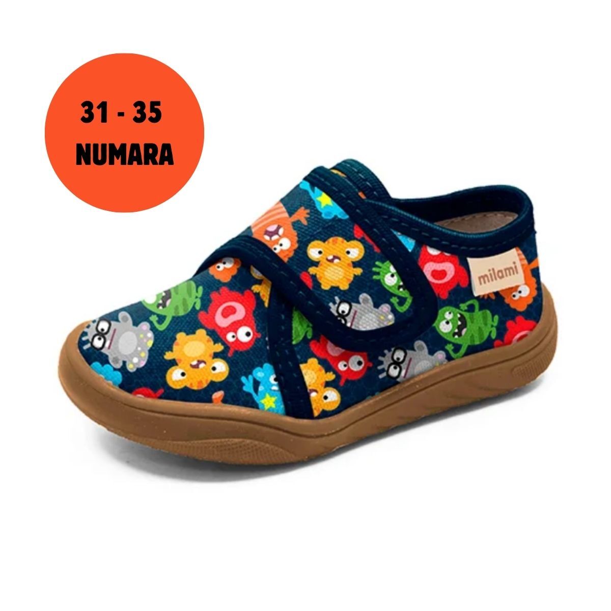 Barefoot Taban Renkli Karakter Desenli Kapalı Model BF4 3135