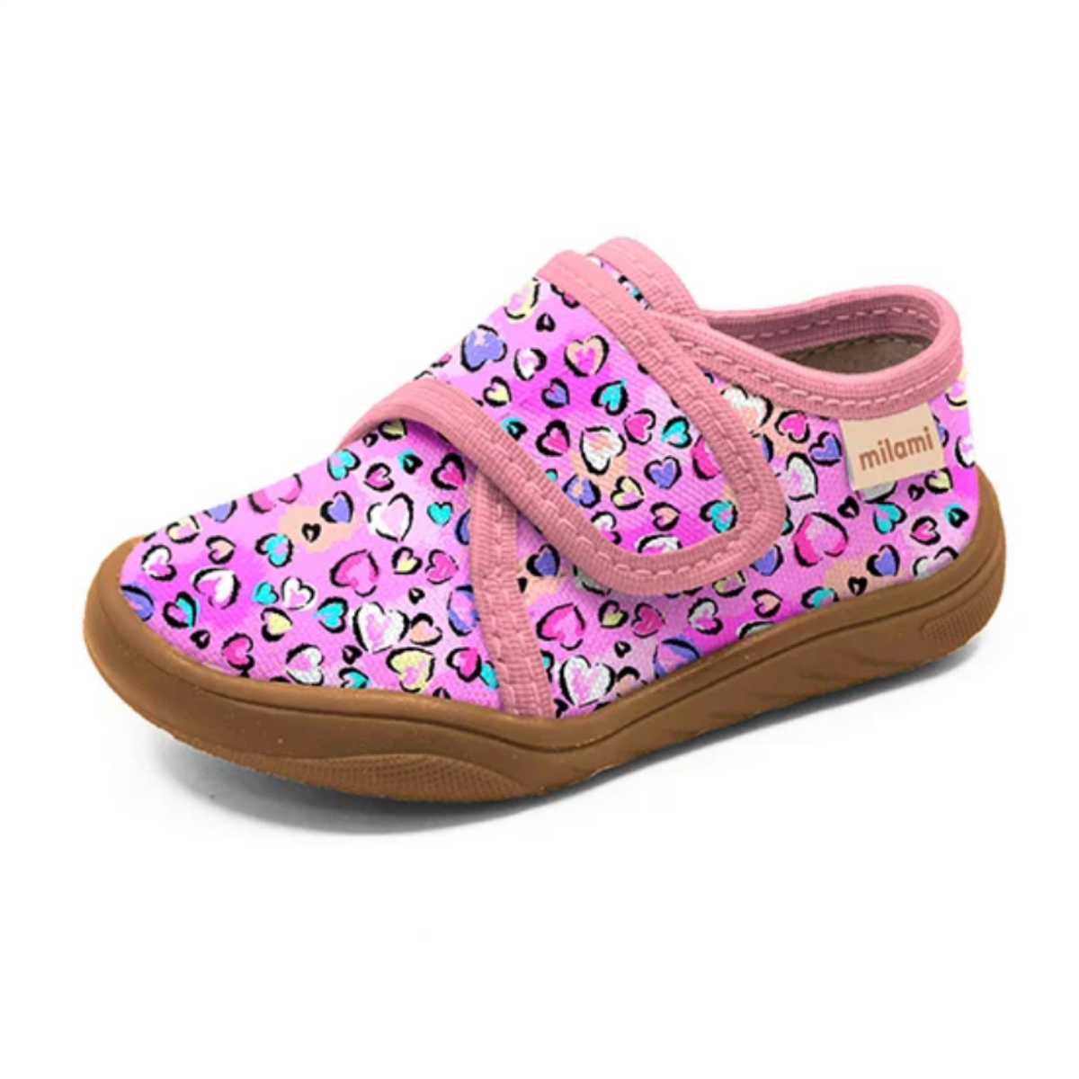 Barefoot Taban Pembe Kalp Desenli Kapalı Model BF4