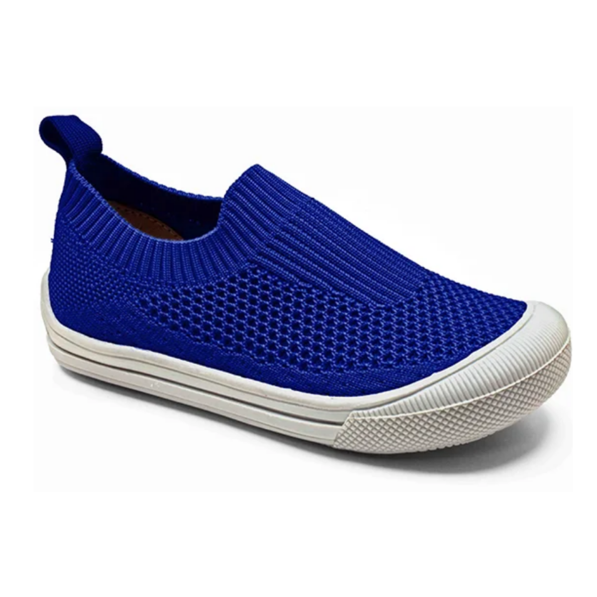 Parmak Korumalı Taban Mavi Örme Knit Model K140