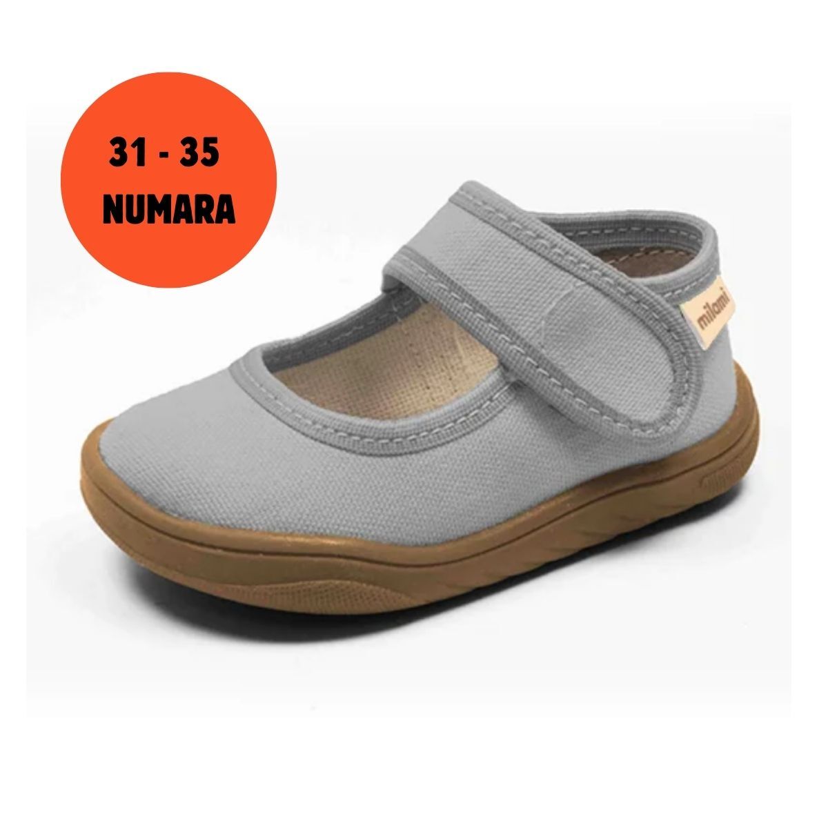 Barefoot Taban Gri Renkli Babet Model BF5 31-35 Numara