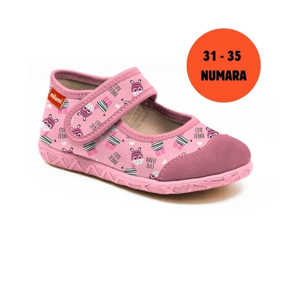 Premium Taban Tatlı Zebra Desenli Babet Model 111  3135