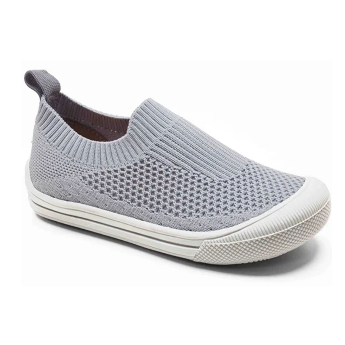 Parmak Korumalı Taban Gri Örme Knit Model K140