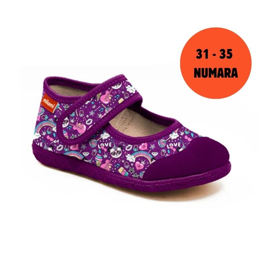 Premium Taban Kalp ve Panda Detay Desenli Babet Model 111  3135