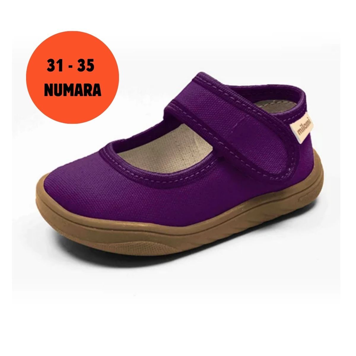 Лилави балетки Barefoot Sole, модел BF5, размер 31-35