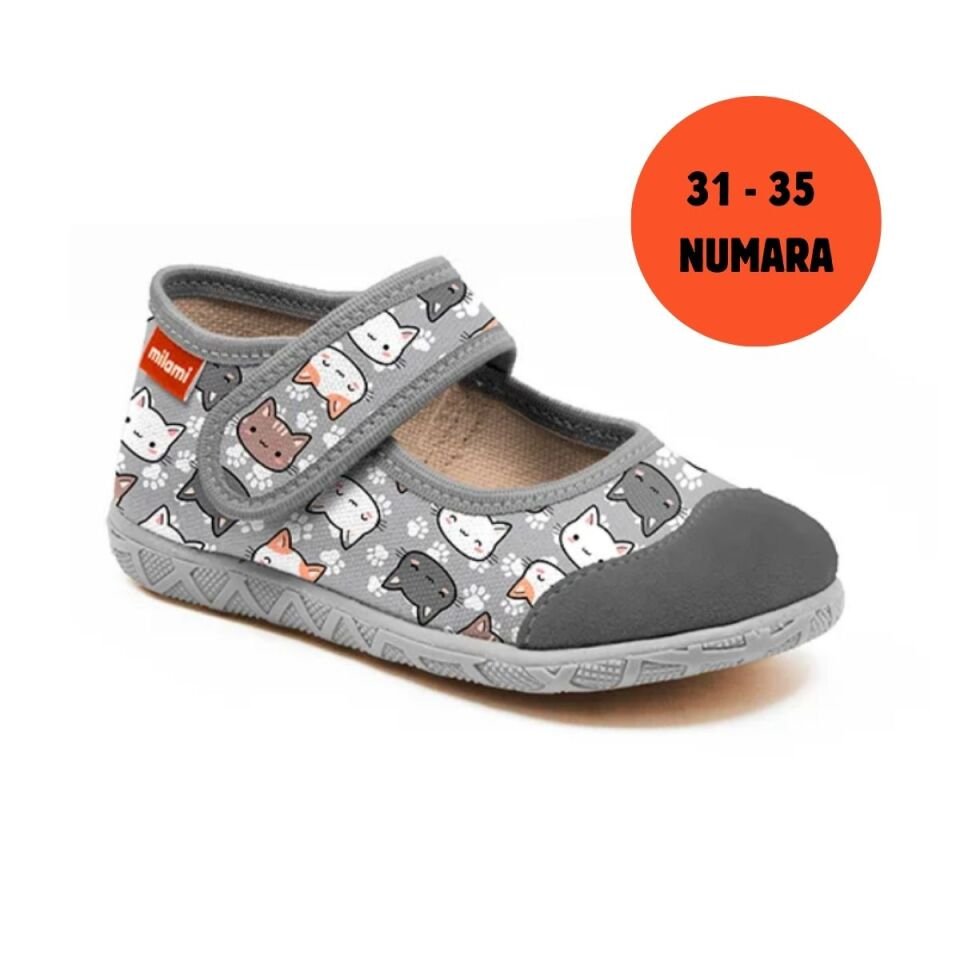 Premium Taban Gri Kedili Desen Babet Model 111  3135