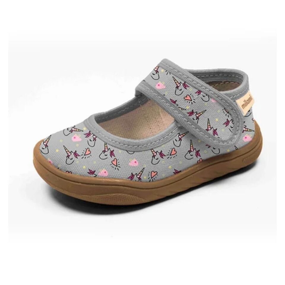 Barefoot Taban Kalpli Unicorn Desenli Babet Model BF5