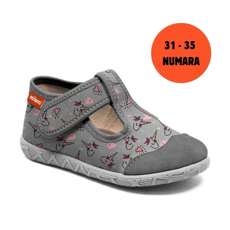 Premium Taban Kalpli Unicorn Desenli Yarı Açık Model 112 3135