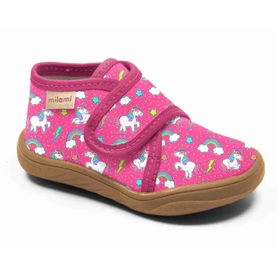 Barefoot Taban Fuşya Unicorn Desenli Kapalı Model BF2