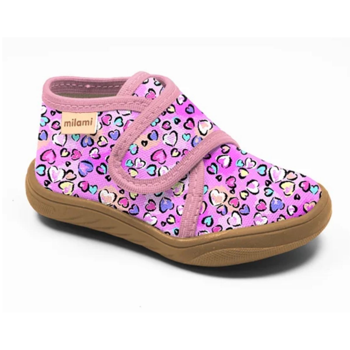 Barefoot Taban Pembe Kalp Desen Kapalı Model BF2