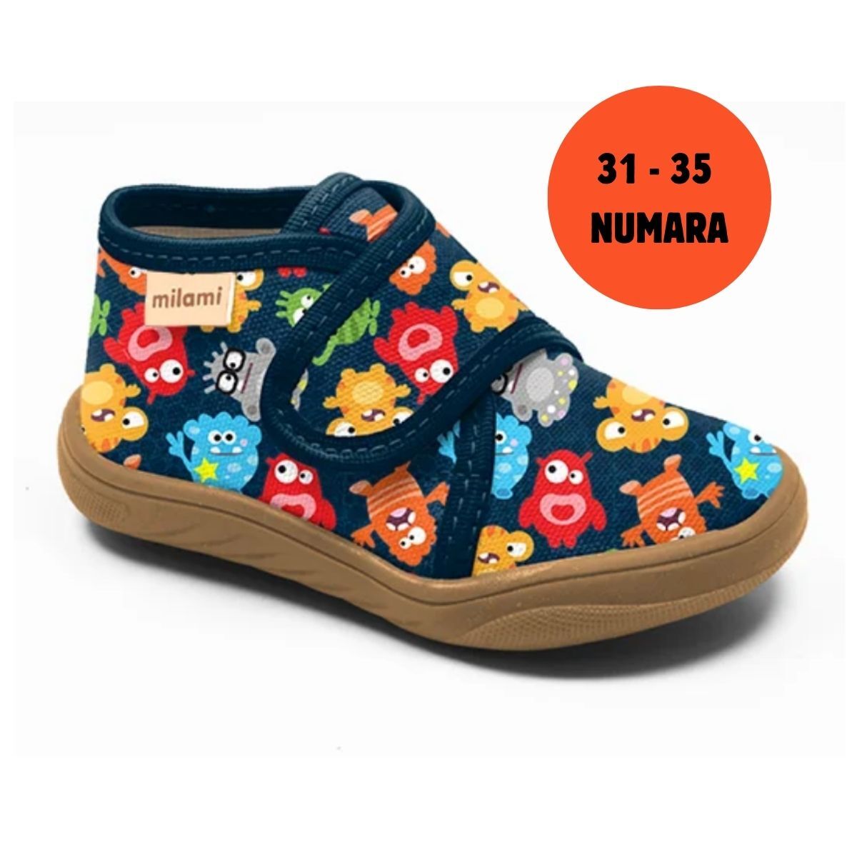 Barefoot Taban Renkli Karakter Desenli Kapalı Model BF2 3135