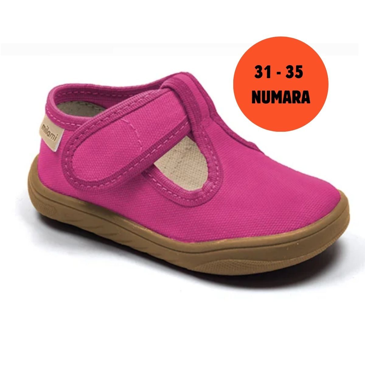Barefoot Taban Fuşya Düz Yarı Açık Model BF1  3135