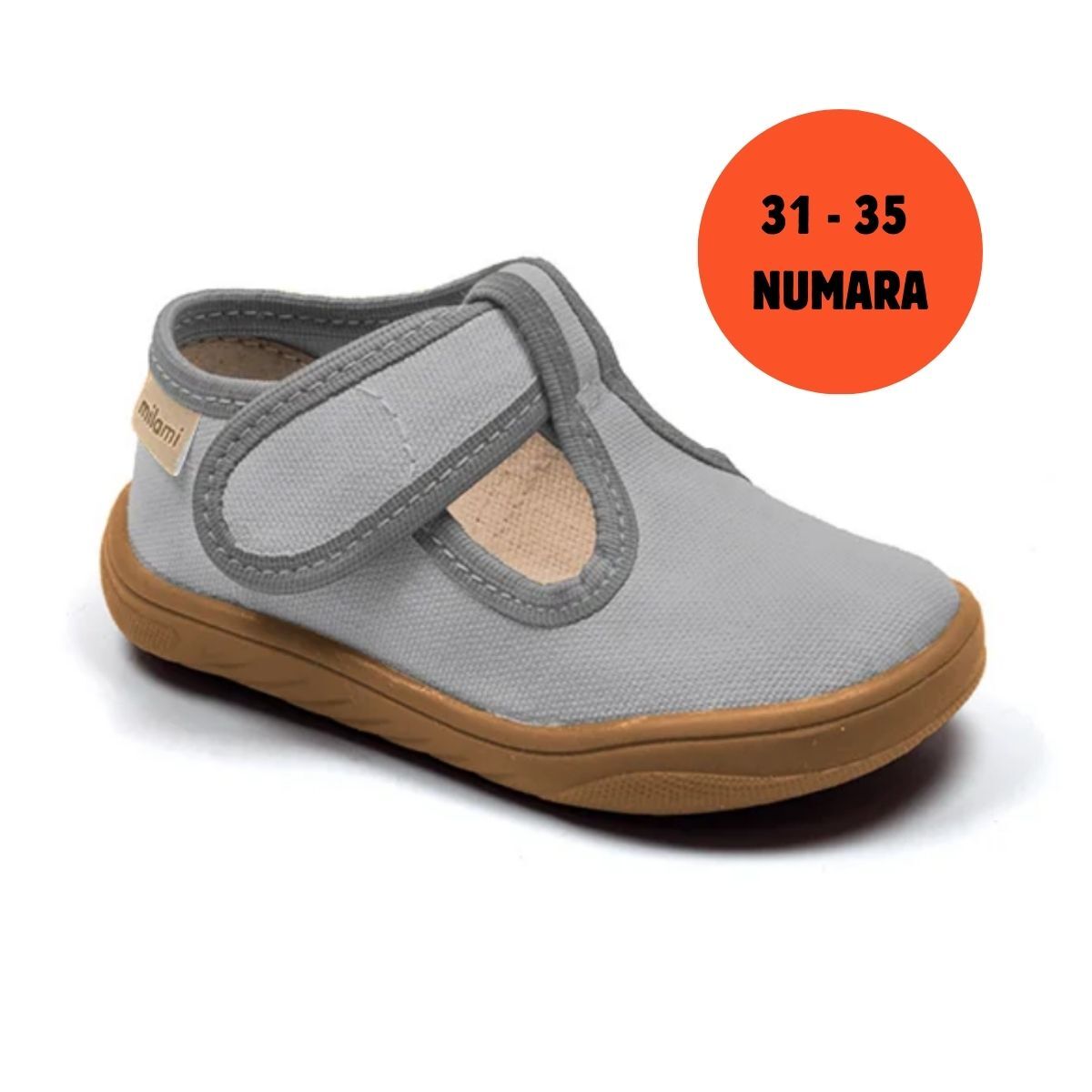 Barefoot Taban Gri Düz Yarı Açık Model BF1 3135