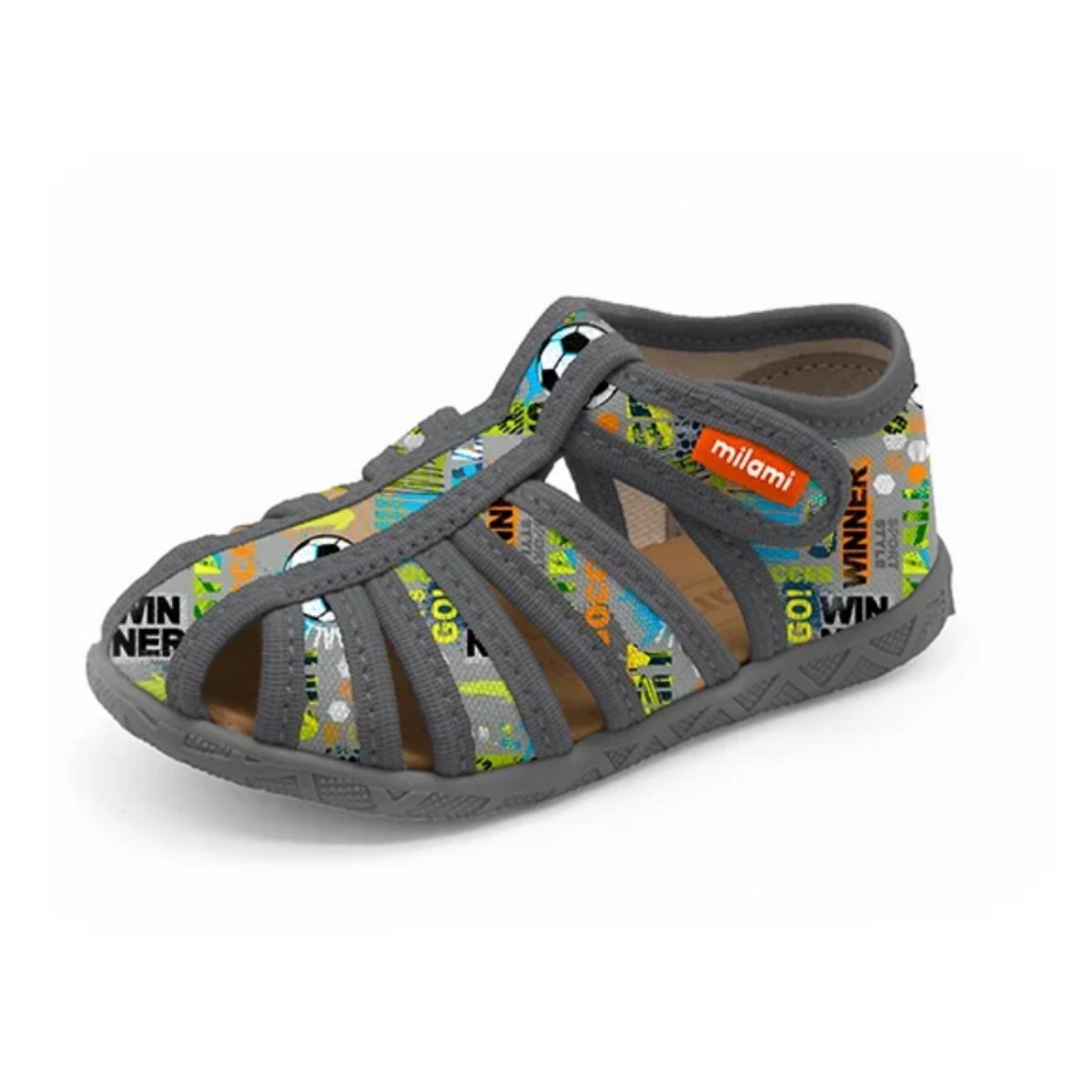 Premium Sandalet Tabanlı Winner Futbol Desenli Model 114