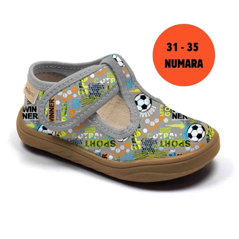 Barefoot Taban Winner Futbol Desenli Desenli Yarı Açık Model BF1 3135