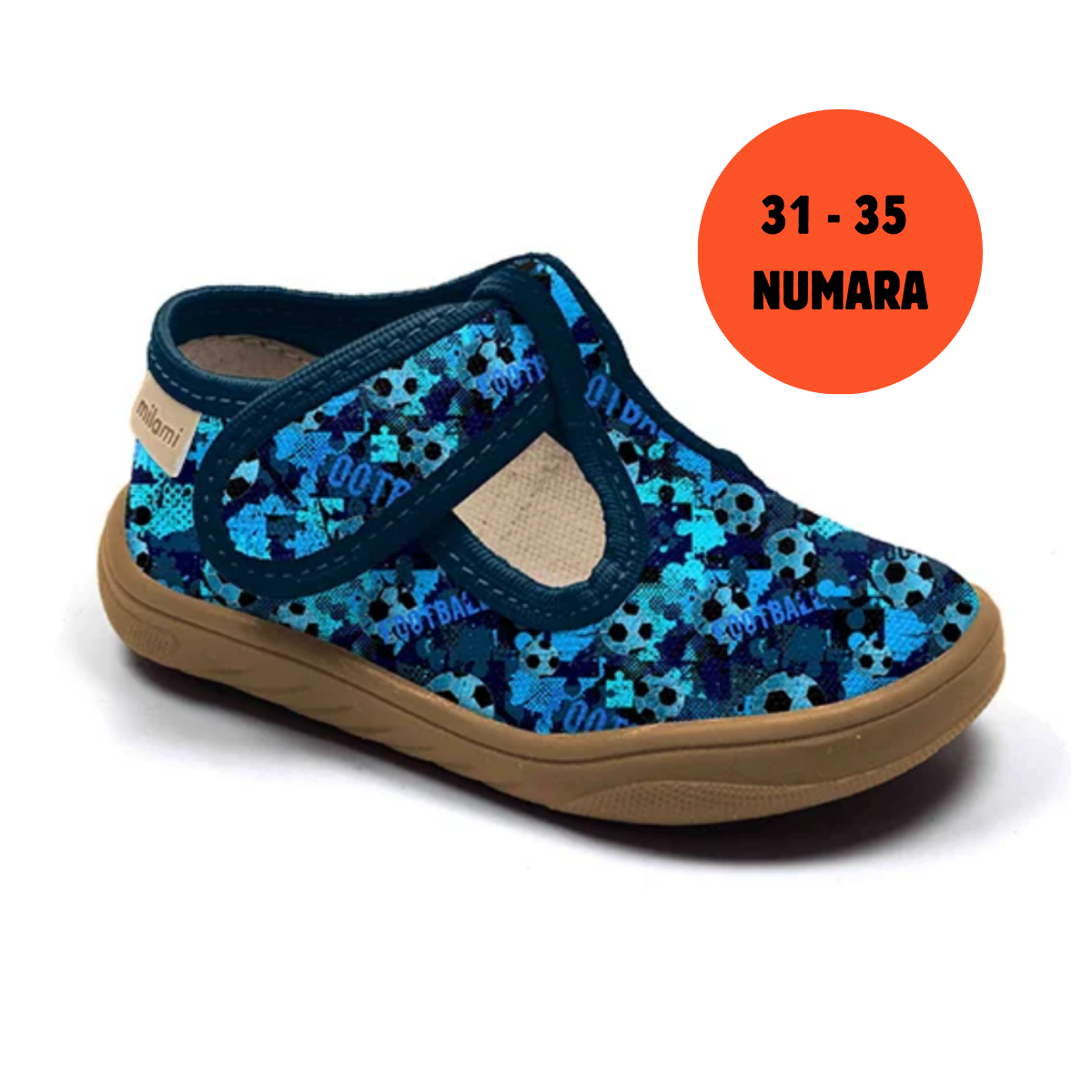 Barefoot Taban Puzzle Futbol Desenli Desenli Yarı Açık Model BF1 3135