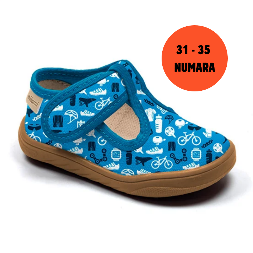 Barefoot Taban Spor İkonları Desenli Yarı Açık Model BF1 3135