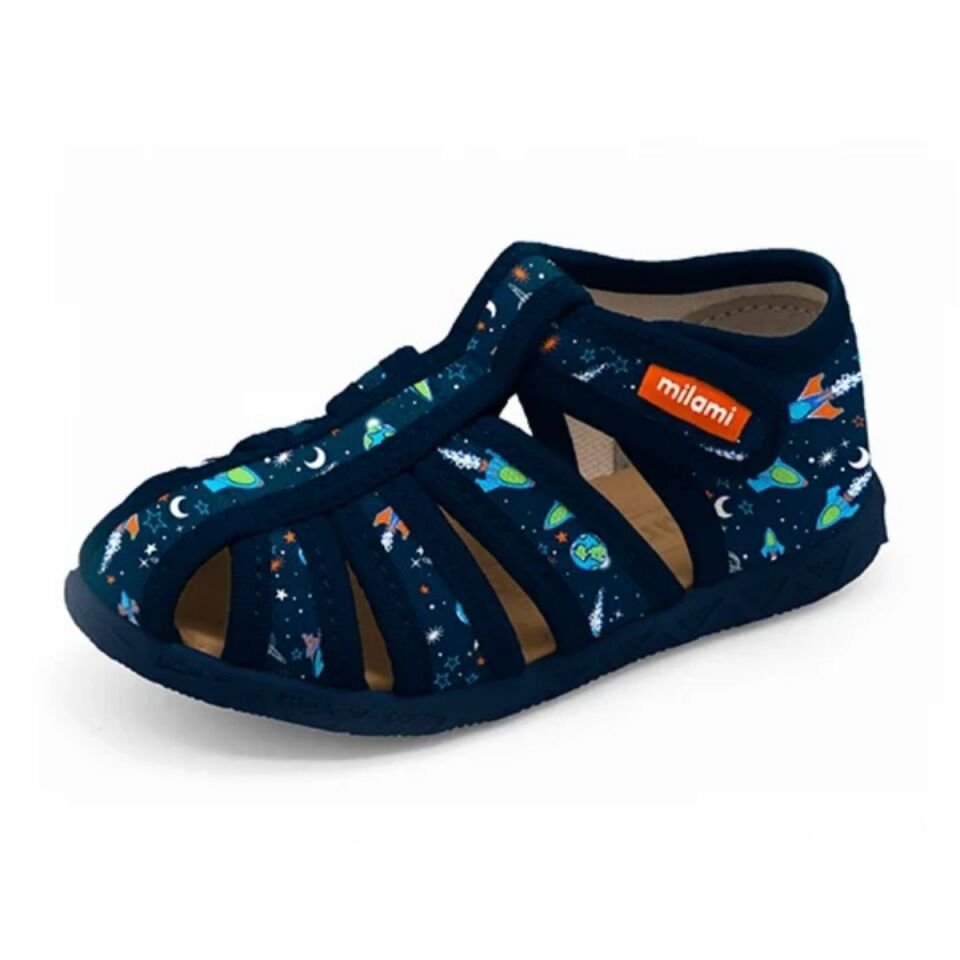 Premium Sandalet Tabanlı Roket & Gezegen Desenli Model 114