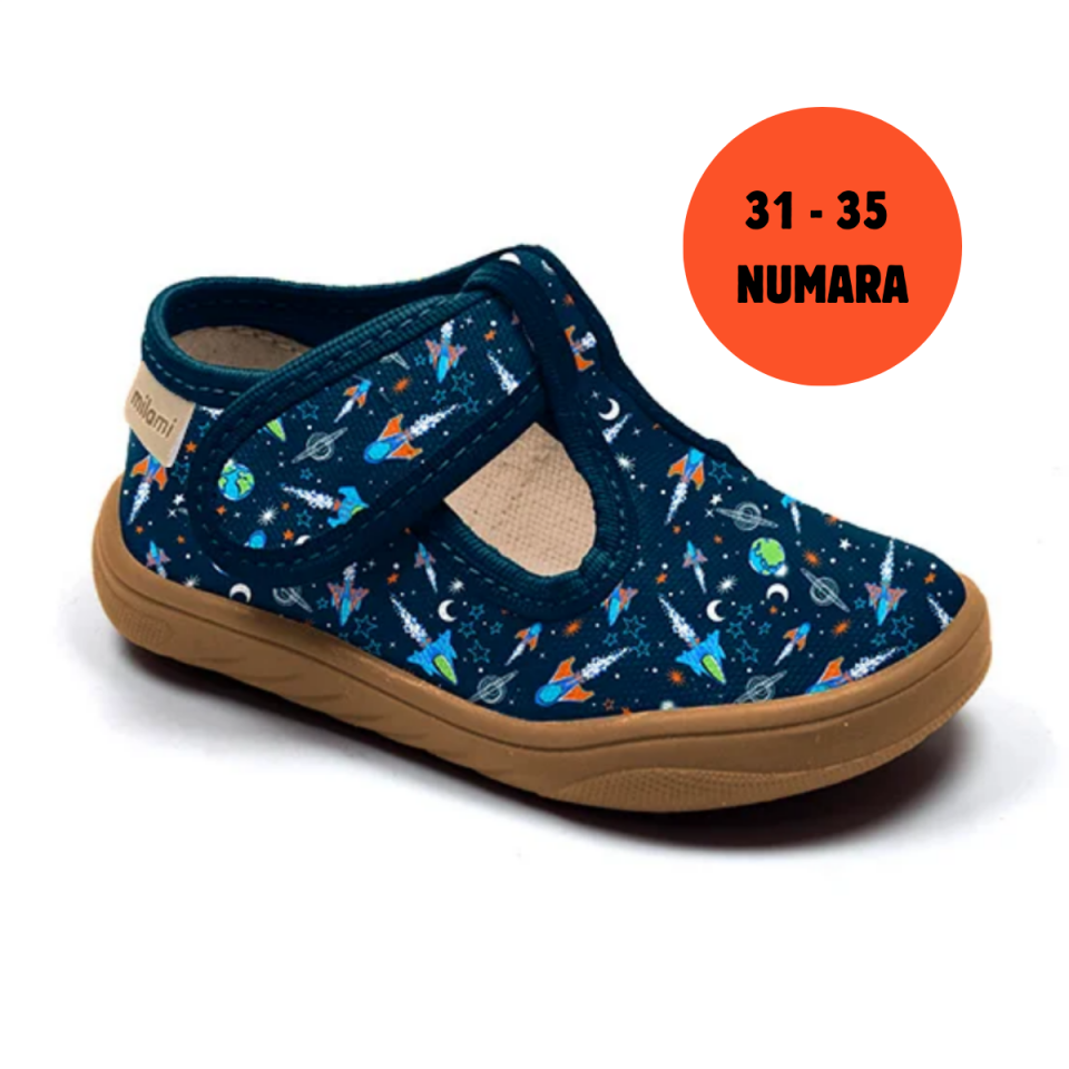 Barefoot Taban Roket  & Gezegen Desenli Desenli Yarı Açık Model BF1 3135