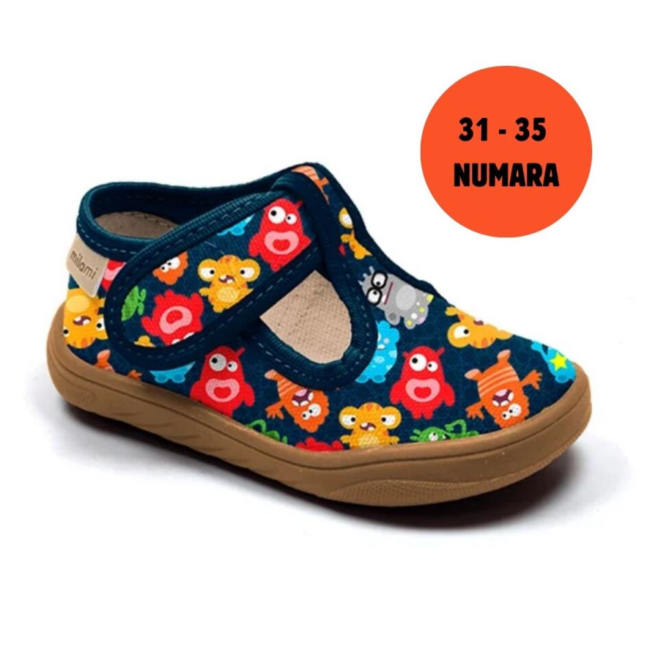 Barefoot Taban Renkli Karakter Desenli Yarı Açık Model BF1 3135